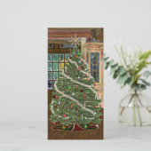 Magische Kerstmis Feestdagenkaart (Staand voorkant)