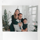 Magische Kerstmis Fotocollage Drieluik Wenskaart (Binnenzijde eerst)