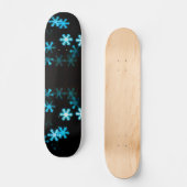 Magische Kerstmis Sneeuwvlokken Skateboard (Voorkant)