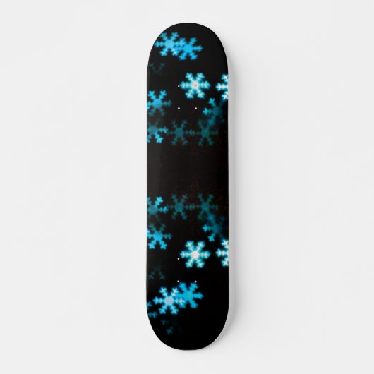 Magische Kerstmis Sneeuwvlokken Skateboard (Voorkant)
