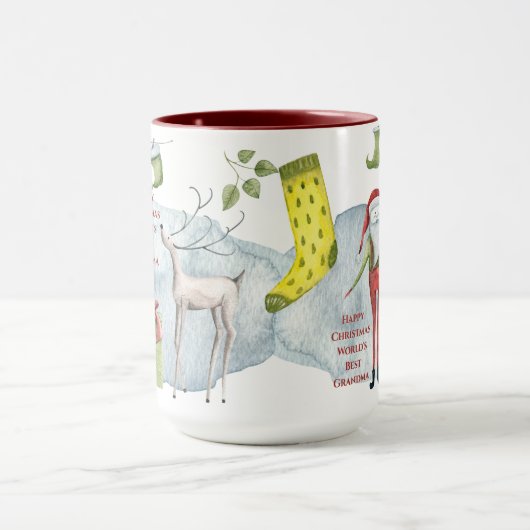 Magische kerstMok voor de beste grootmoeder ter we Mok (Midden)