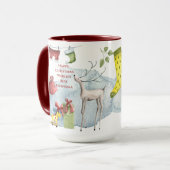 Magische kerstMok voor de beste grootmoeder ter we Mok (Voorkant links)