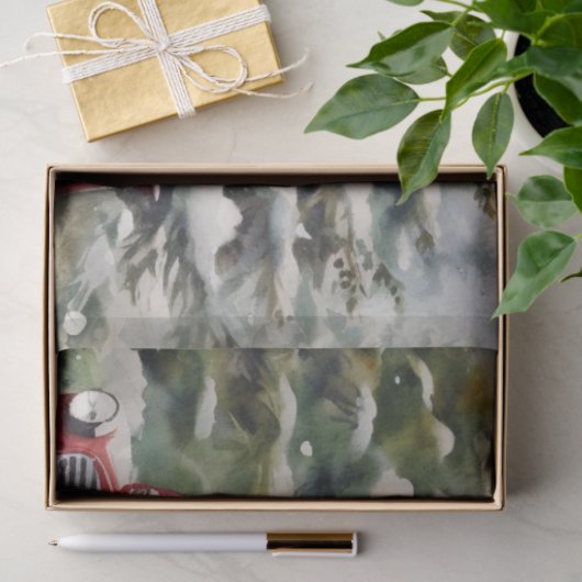 Magische Kerstreis:  Vrachtwagen Tissuepapier (Geschenk)