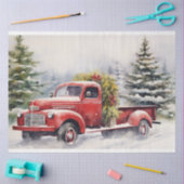 Magische Kerstreis:  Vrachtwagen Tissuepapier (Craft)