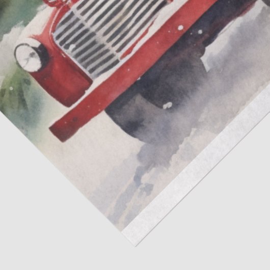 Magische Kerstreis:  Vrachtwagen Tissuepapier (Detail)