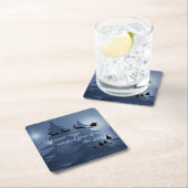 Magische kerstscène kartonnen onderzetters (Insitu)