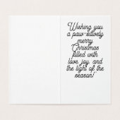 Magische kerstsetting kaart (Binnenkant ongevouwen)