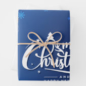 Magische kerstsfeer – feestelijk vakantieontwerp inpakpapier vel (In situ)