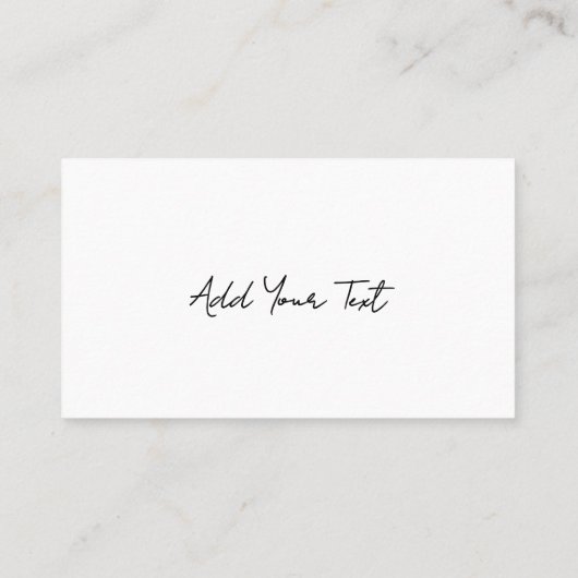 Magische kerstsfeer visitekaartje (Achterkant)