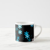 Magische Kerstsneeuwvlokken Espresso Kop (Rechts)
