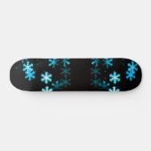 Magische Kerstsneeuwvlokken Skateboard (Horizontaal)
