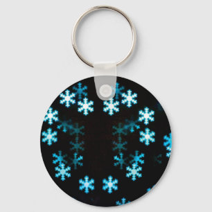 Magische Kerstsneeuwvlokken Sleutelhanger