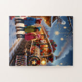 Magische Kersttrein Legpuzzel (Horizontaal)
