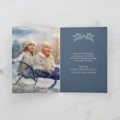 Magische kersttypografie Foto Gold ID441 Feestdagen Kaart (Binnen)