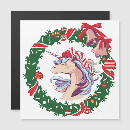 Magische kerstunicorn (Voorkant / Achterkant)