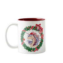 Magische kerstunicorn