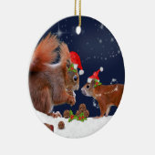 Magische kerstversiering keramisch ornament (Rechts)