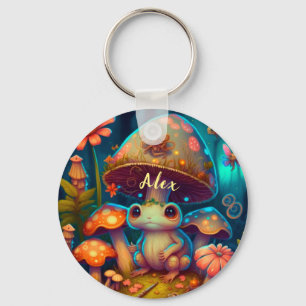 Magische kikkerpaddenstoel Sleutelhanger