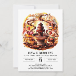 Magische Kinderen chocolade verjaardag Kaart