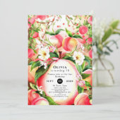 Magische Kinderen Peach Verjaardag Kaart (Staand voorkant)