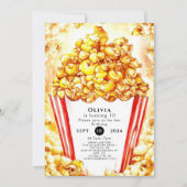 Magische Kinderen Popcorn Verjaardag Kaart (Voorkant)