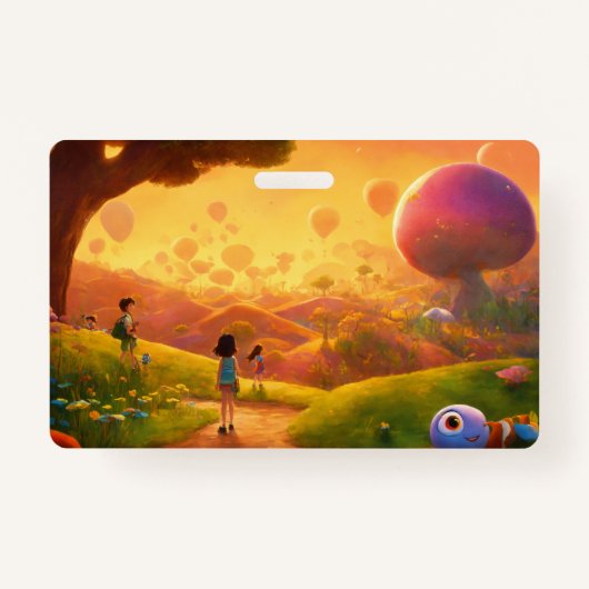 Magische Kingdom Drawing Pad voor kinderen - Fanta Badge (Voorkant)