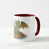 Magische kleine draak mok (Voorkant rechts)