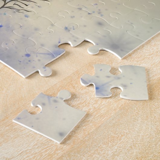 Magische kleine heks legpuzzel (Zijkant)