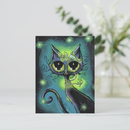 Magische Kleine Vriendendraak en Briefkaart (Staand voorkant)