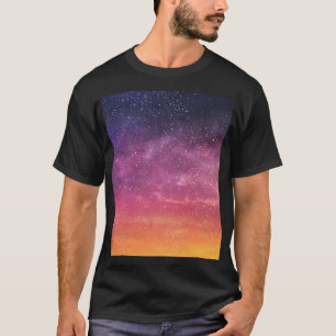 Magische kleur: betoverende hemelachtergrond. t-shirt