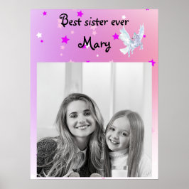 Magische kleurbegin witte eenhoorn poster