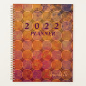 Magische kleuren Abstract ontwerp 2022-planner Planner (Voorkant)