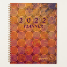Magische kleuren Abstract ontwerp 2022-planner