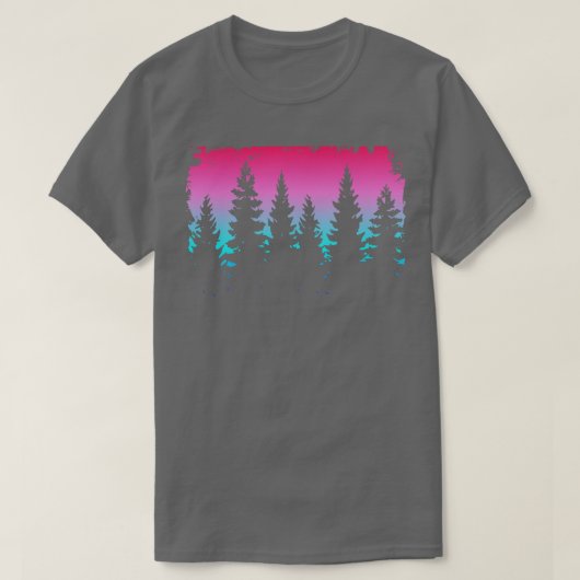 Magische kleuren in natuur t-shirt (Design voorkant)