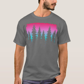Magische kleuren in natuur t-shirt