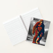Magische Kleurrijke Bigfoot Abstracte Kosmische En Notitieboek (Binnen)