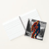 Magische Kleurrijke Bigfoot Gelooft Citaat Notitieboek (Binnen)