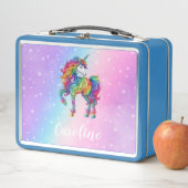 Magische kleurrijke eenhoorn (In situ)