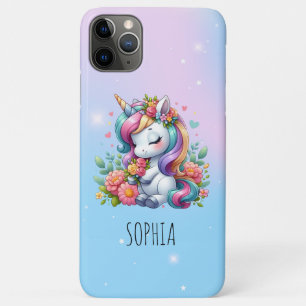 Magische Kleurrijke Eenhoorn Meisjesachtig Verjaar Case-Mate iPhone Case