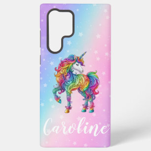 Magische kleurrijke eenhoorn samsung galaxy hoesje