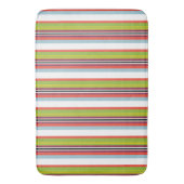 Magische kleurrijke strepen badmat (Voorkant Verticaal)