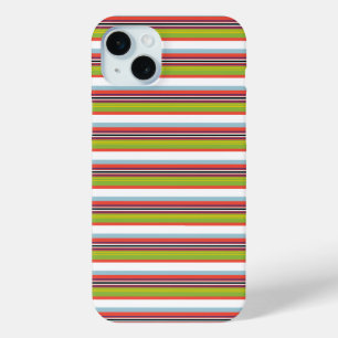 Magische kleurrijke strepen iPhone 15 mini hoesje