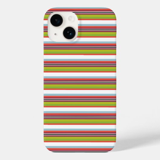 Magische kleurrijke strepen Case-Mate iPhone case (Achterkant)