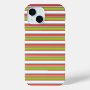 Magische kleurrijke strepen iPhone 15 case
