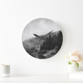 Magische, koele natuur in mist grote klok (Huis)