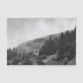 Magische, koele natuur in mist tissuepapier (Voorkant)