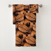 Magische koffiebonen bad handdoek (Insitu)