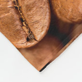 Magische koffiebonen fleece deken (Hoek)