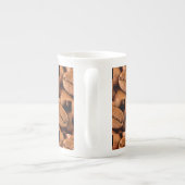 Magische koffiebonen porselein kop (Achterkant)