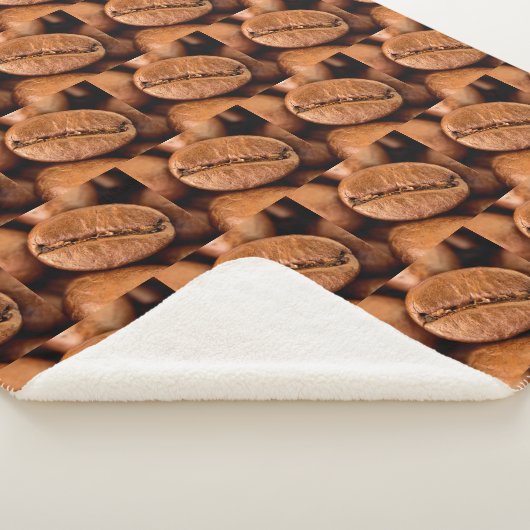 Magische koffiebonen sherpa deken (3/4)